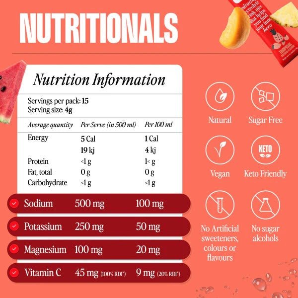 Tropical Electrolyte Drink Mix - 15 Ct