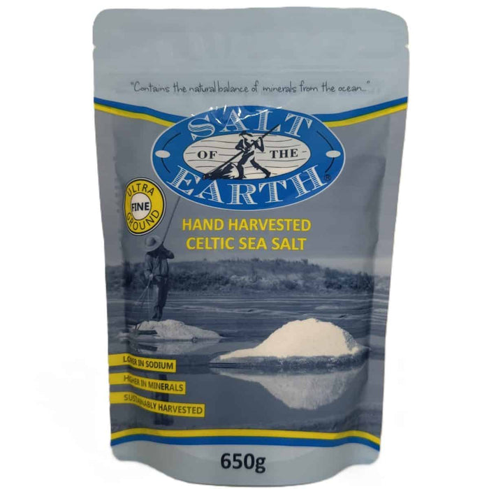 Ultra Fine Ground Celtic Sea Salt - 650g - LYTES