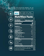 Nutrition facts label for Ultra Variety Electrolyte Drink Mix - 30 Sticks by SALTT with keto, vegan, paleo, gluten-free icons