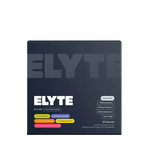 Variety Hydration Drink Mix - 30 Sachets by Elyte, featuring electrolytes with citrus, wild berry, orange zest, pineapple, and raspberry flavors.
