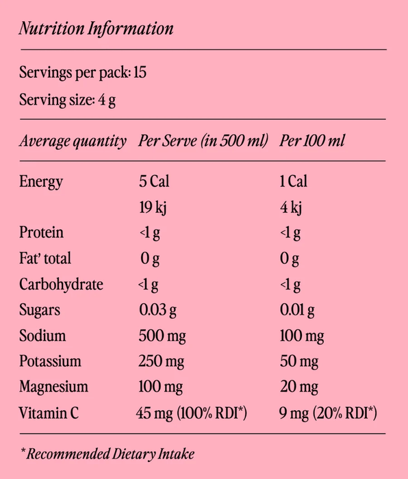 Watermelon Electrolyte Drink Mix - 15 Ct