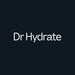 Dr. Hydrate logo in clean white text on black background representing Watermelon Jar - 30 Serves product line
