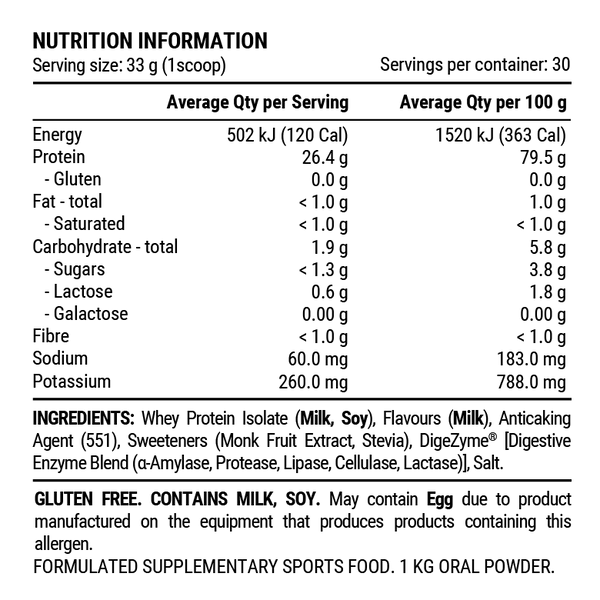 WPI - Vanilla - 1kg - LYTES