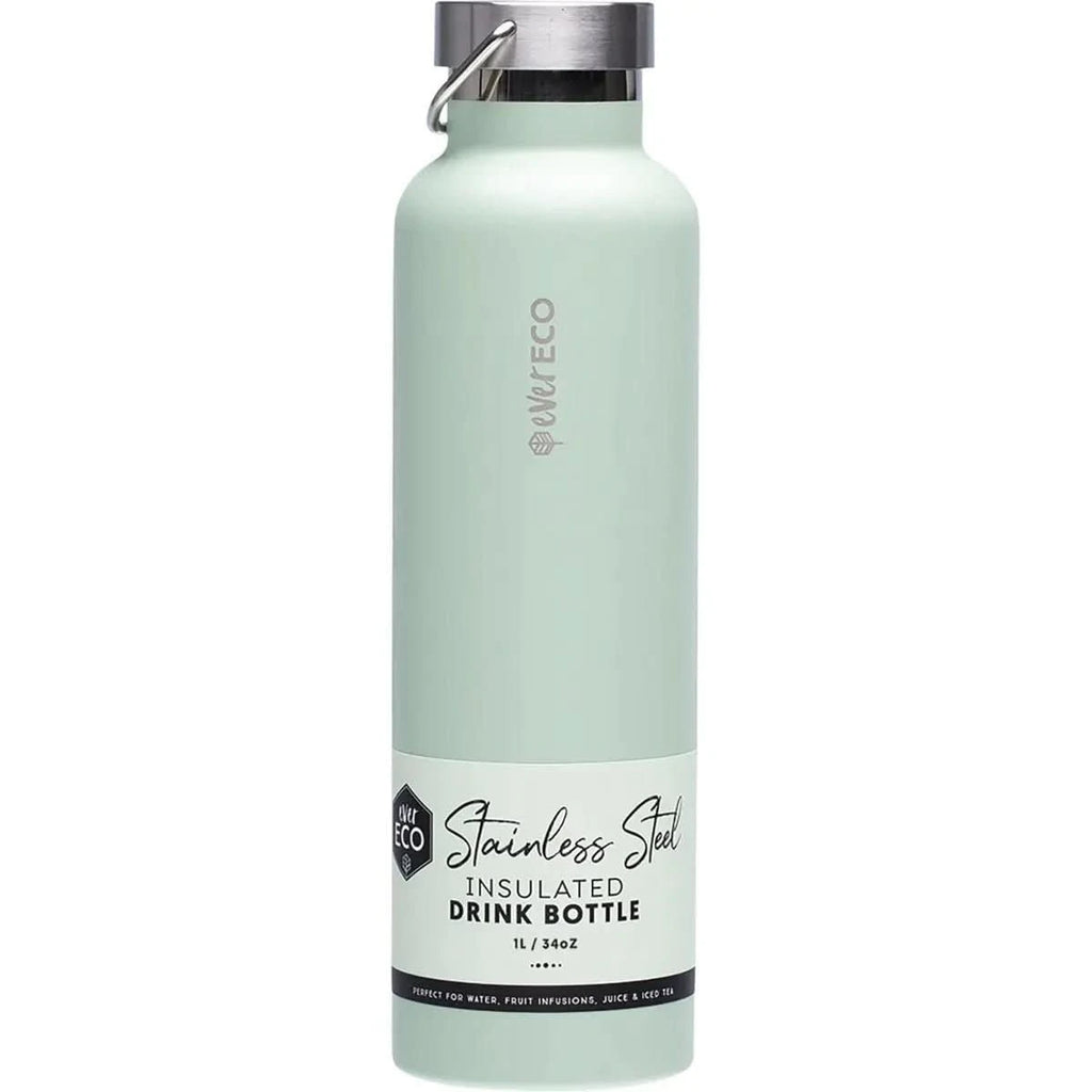 1L Insulated Stainless Steel Bottle - Sage - LYTES