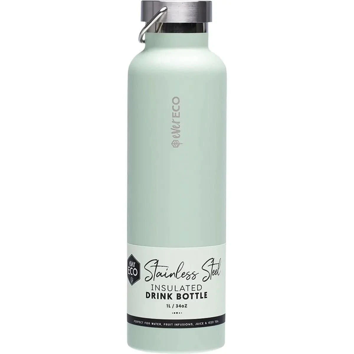 1L Insulated Stainless Steel Bottle - Sage - LYTES
