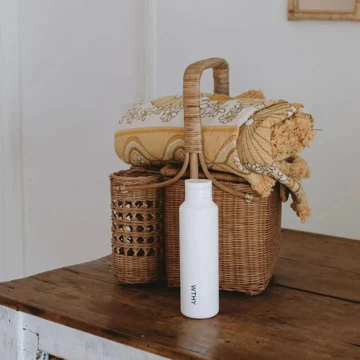 750ml Sugarcane Drink Bottle - Pure White - LYTES