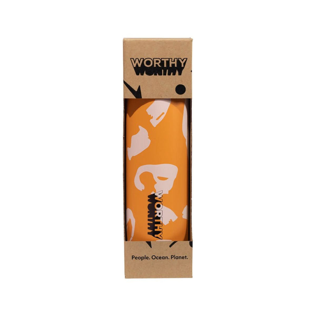750ml Sugarcane Drink Bottle - Retro Orange - LYTES