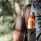 750ml Sugarcane Drink Bottle - Retro Orange - LYTES