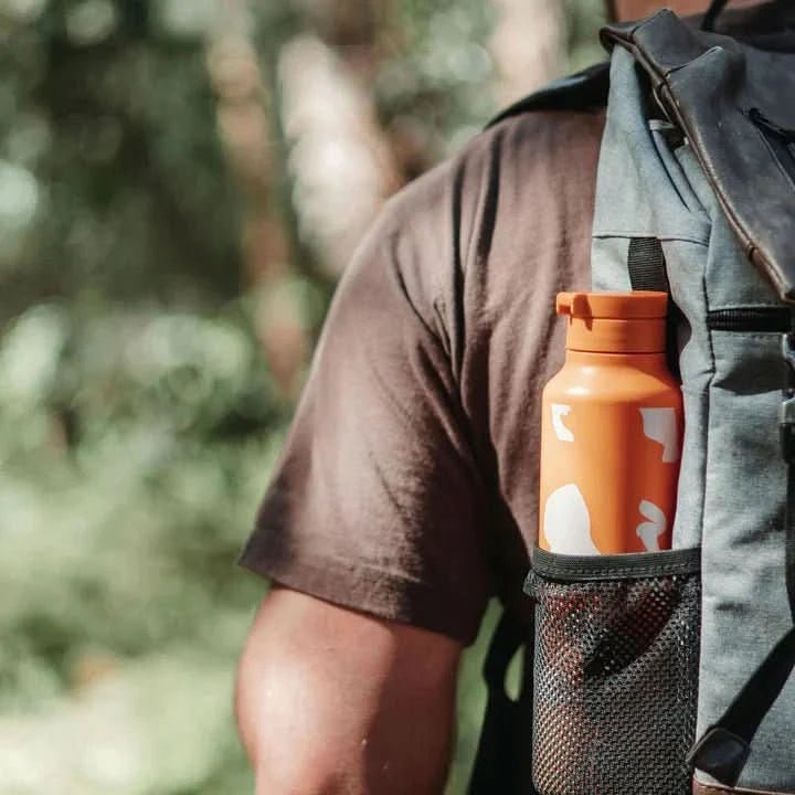 750ml Sugarcane Drink Bottle - Retro Orange - LYTES