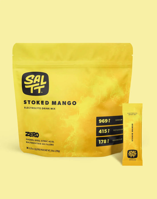 Stoked Mango Electrolyte Drink Mix - 30 Sticks - Yo Keto